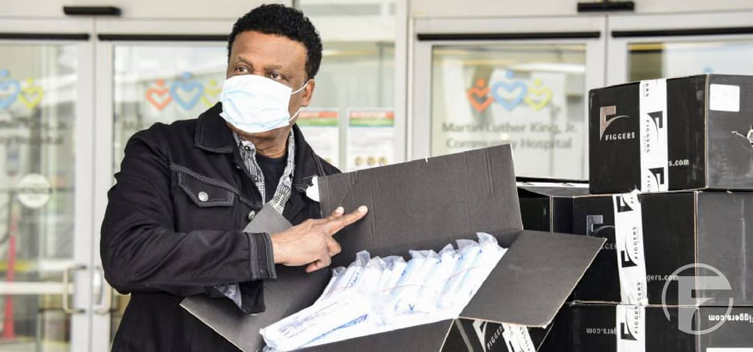 Entrepreneur Freddie Figgers Partners With Faithful Central Bible Church to Provide PPE to MLK and Centinela Hospitals