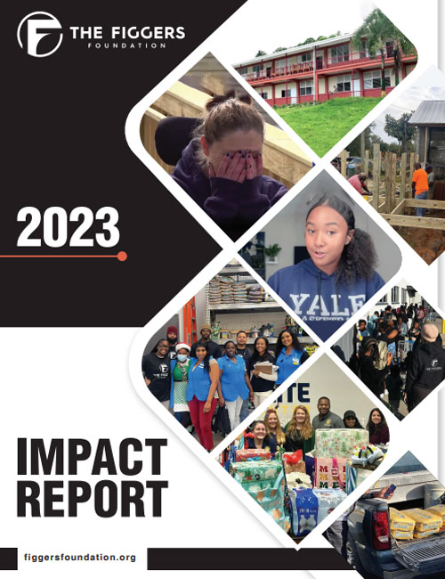 Cover of the 2023 Figgers Foundation Impact Report